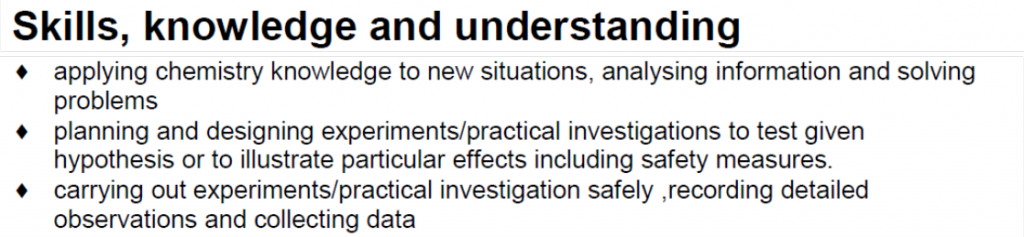 Skills & understanding